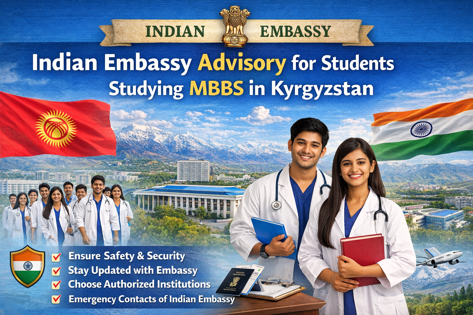 Indian Embassy Advisory for Students Studying MBBS in Kyrgyzstan